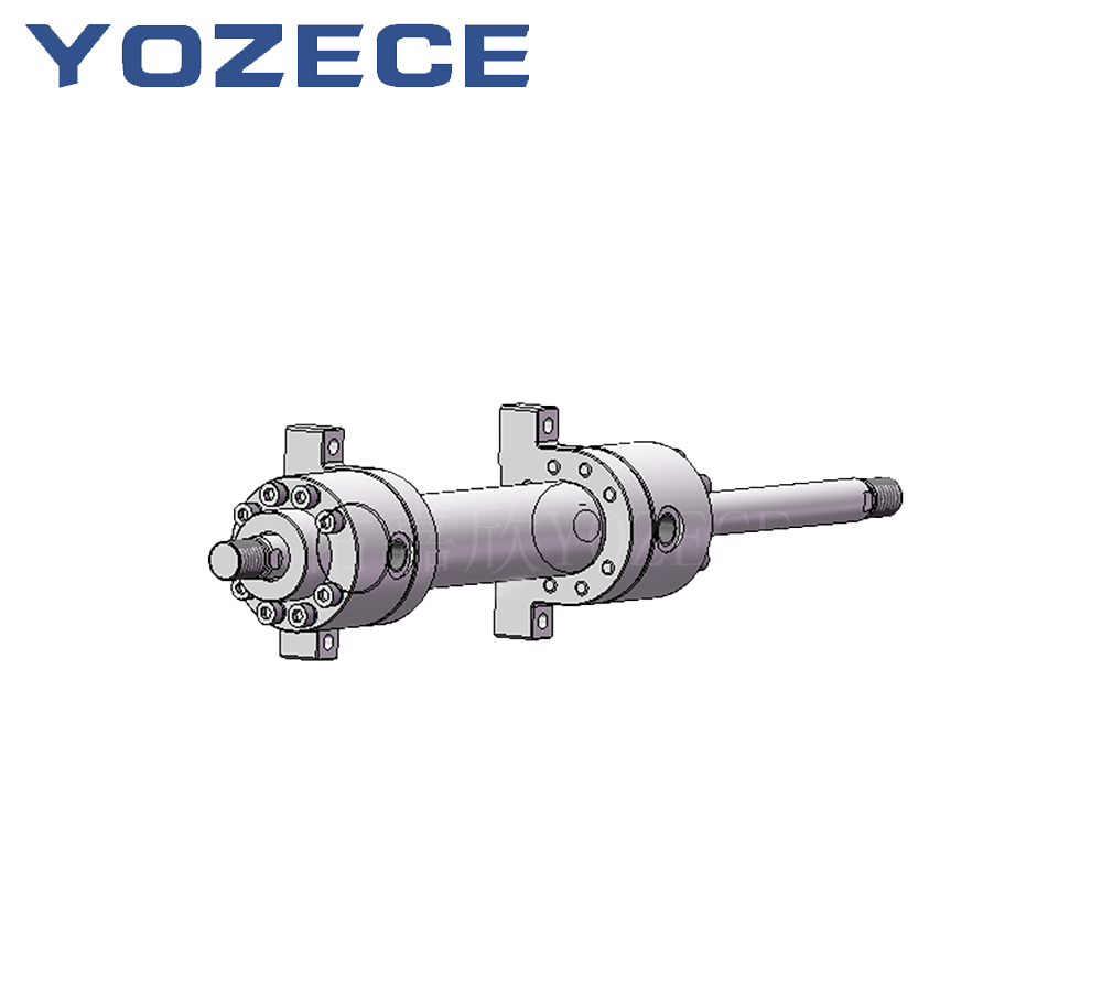HSG250.C.LA Heavy-Duty Radial Foot-Mount Dual-Shaft Construction Machinery Hydraulic Cylinder