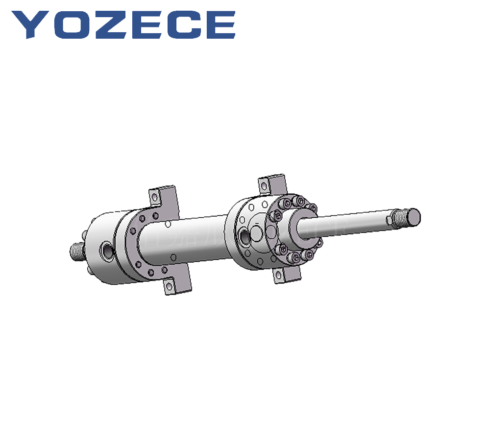 HSG250.C.LA Heavy-Duty Radial Foot-Mount Dual-Shaft Construction Machinery Hydraulic Cylinder