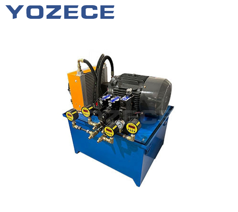 Non-Standard Hydraulic System with Four Pressure Gauges