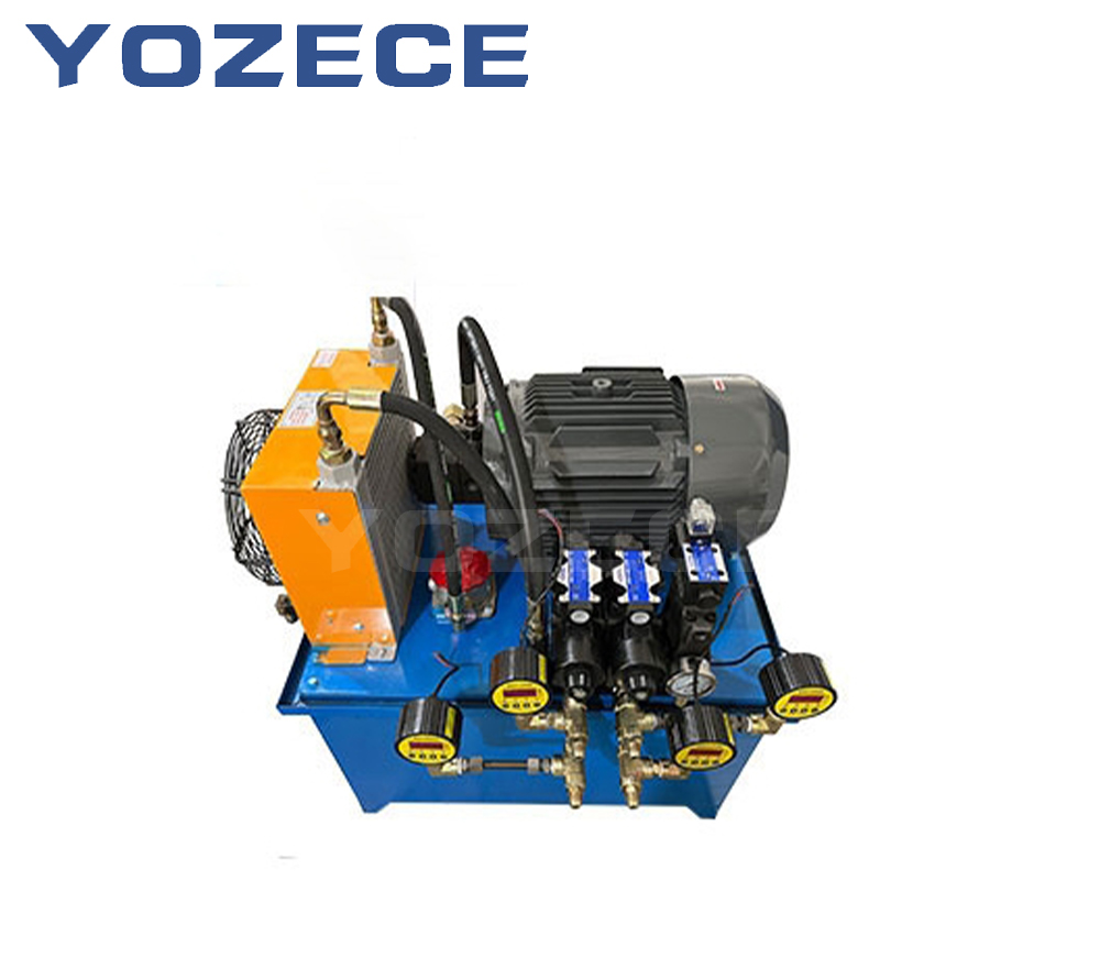 Non-Standard Hydraulic System with Four Pressure Gauges