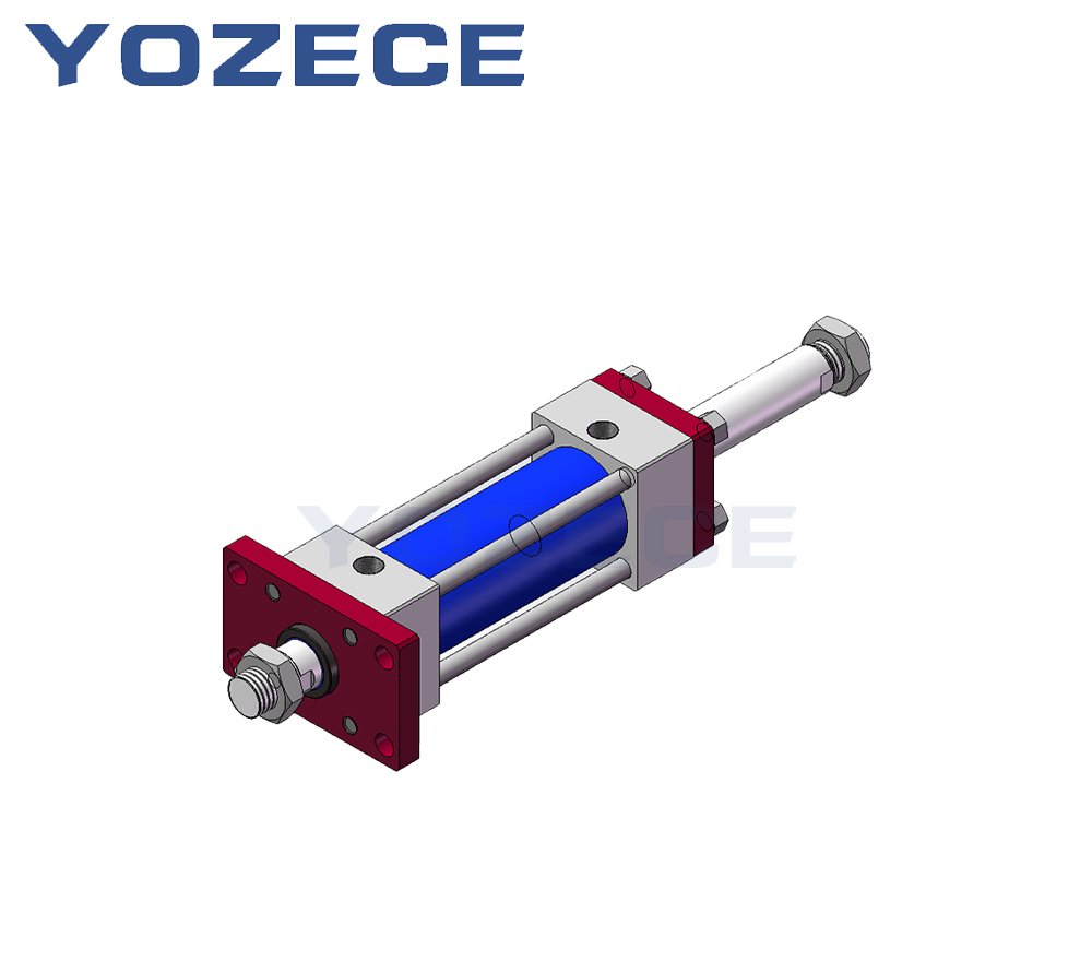 MPH210.C.FA Heavy-Duty Front Flange Dual-Shaft Tie-Rod Hydraulic Cylinder