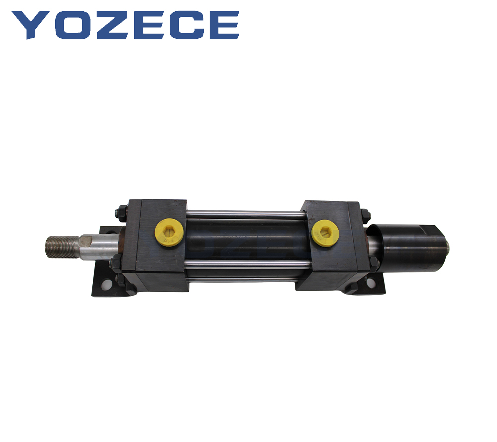 MPH.D.LB Tie-rod Cylinder with Axial Foot Mount and Adjustable Stroke